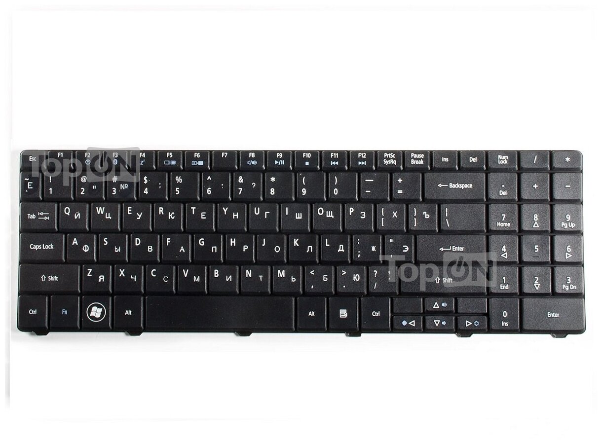 Клавиатура для ноутбука Acer Aspire 5516, 5517, 5332, 5532, 5732 (p/n: NSK-GFB0R, NSK-GFA0R, NSK-GF00R)