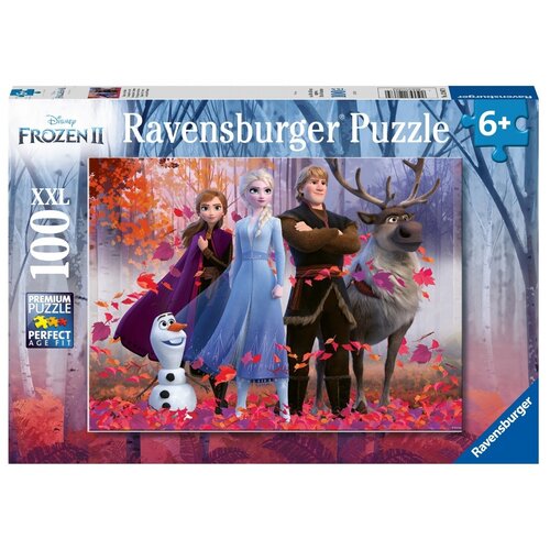 фото Пазл "холодное средце. магия леса" 100 эл. ravensburger