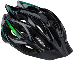 Шлем KLS Dynamic чёрный- зелёный M/L