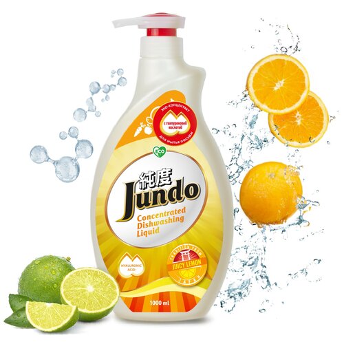 Jundo Гель для мытья посуды Juicy lemon, 1 л.