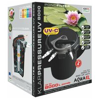 AQUAEL KLARPRESSURE UV 8000 - Напорный фильтр для пруда со стерилизатором, до 8000л.