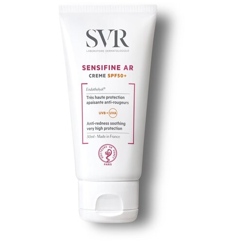 SVR Солнцезащитный успокаивающий крем для лица Sensifine AR Creme SPF50+ 40мл солнцезащитный успокаивающий крем для лица sensifine ar creme spf50 40мл