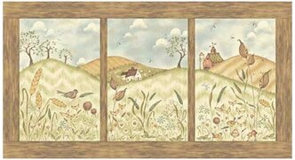 Ткань для пэчворка Peppy Weeds'n tweeds, panel, 4095, 60*110 см, 145+/-5 г/м2 (21992 MUL1)
