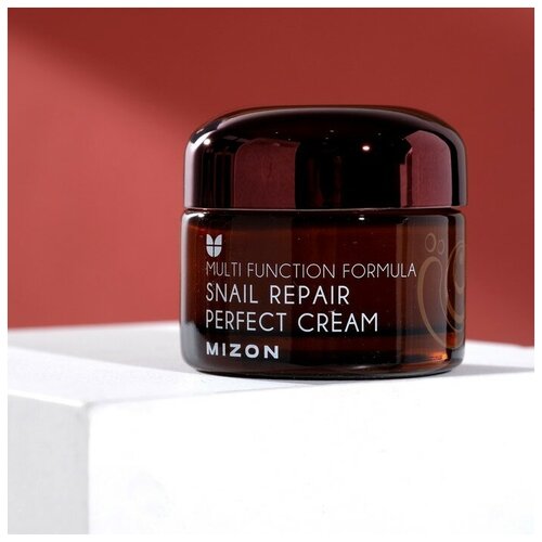 Питательный улиточный крем MIZON Snail Repair Perfect Cream, 50 мл mizon крем для лица placenta ampoule cream питательный плацентарный 50 мл 2 шт