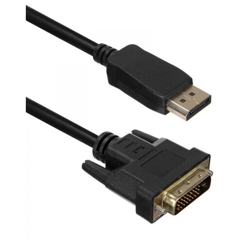 Кабель Acd-ddim2-18b [acd-ddim2-18b] DisplayPort 1.2, Dp-dvi, Golden Plated, 20m/25m, Черный, 1.8м (