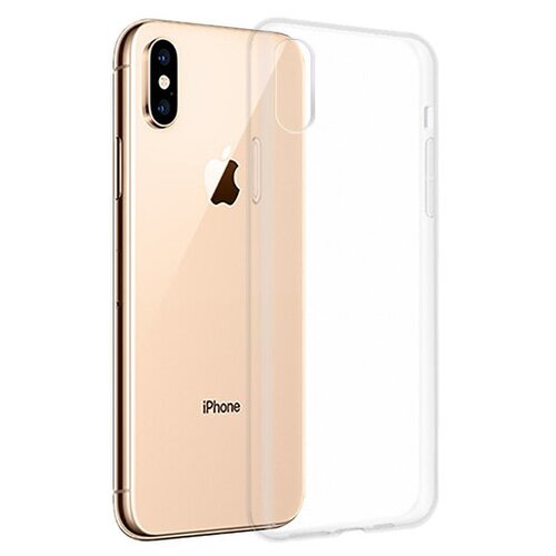 Силиконовый чехол для Apple iPhone XS Max прозрачный 1.0 мм tpu