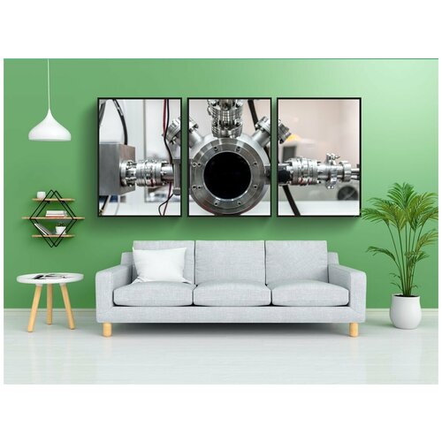 фото Набор модулных постеров для интерьера "арматура, водное поло, строительных" 60x90 см. в тубусе, без рамки lotsprints