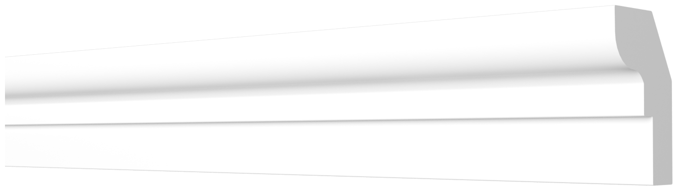Потолочный плинтус Decor-Dizayn DD34, длина 2000 мм, ширина 15 мм, высота 25 мм
