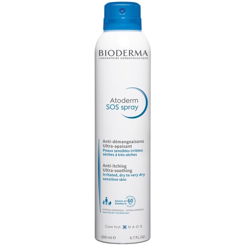 Bioderma Эмульсия для тела Atoderm SOS Spray против зуда, 200 мл