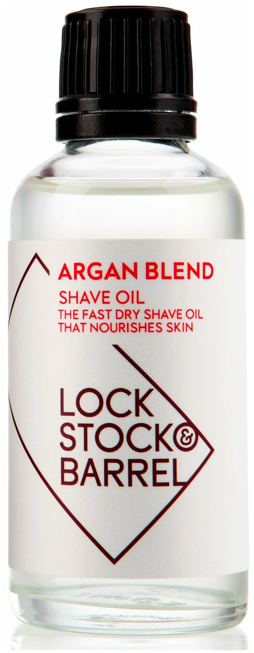 Масло для бритья и ухода за бородой Argan Blend Lock Stock & Barrel, 100 мл