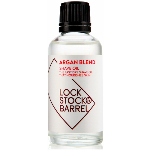 Масло для бритья и ухода за бородой Argan Blend Lock Stock & Barrel, 100 мл крем для бритья и ухода за бородой icon mr a shave the cream 100 мл