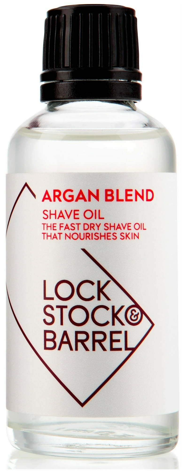 Lock Stock & Barrel Argan Blend Shave Oil аргановое масло для бритья и ухода за бородой 100 мл