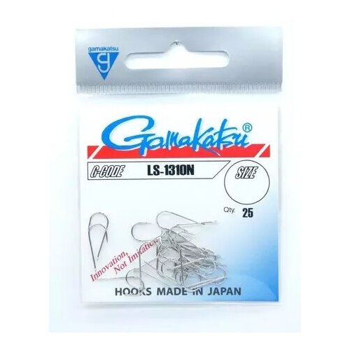 Крючок Gamakatsu Hook LS-1310N Nickel №1/0 крючок gamakatsu hook ls 5314n nickel 0 5 0