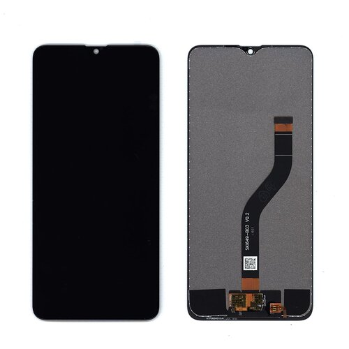 Дисплей для Samsung Galaxy A20S SM-A207F в сборе с тачскрином (TFT) черный дисплей для samsung galaxy a12 a125f матрица original с сенсорным стеклом черный