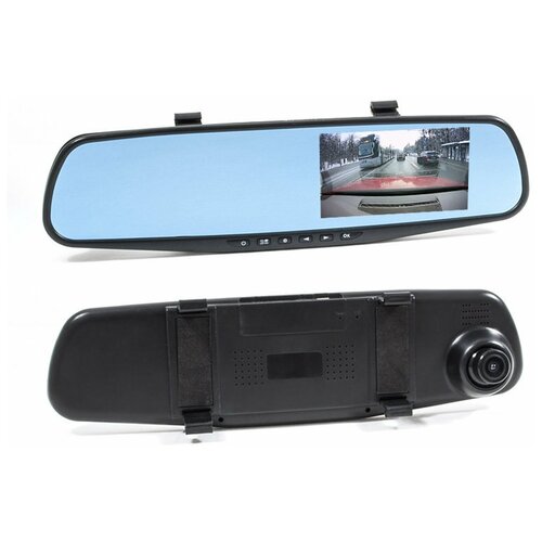 AVEL Зеркало заднего вида AVS0450DVR с монитором, видеорегистратором и камерой заднего вида
