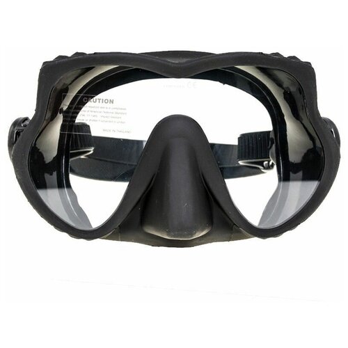 Маска для подводного плавания Marlin Frameless Excel, черная scubapro маска frameless чёрный силикон