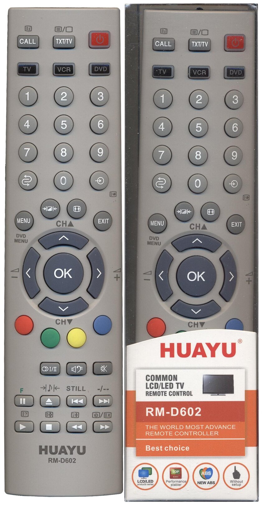 Универсальный пульт HUAYU RM-D602 для телевизоров TOSHIBA