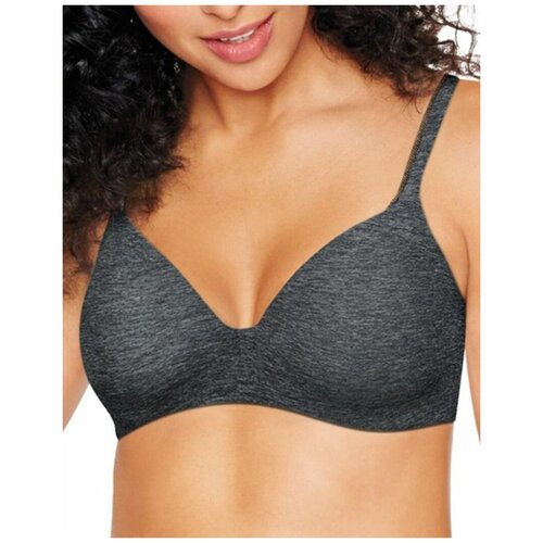 Меланжевый бюстгальтер Ultimate ComfortBlend T-Shirt Wirefree Bra серебристый 80D 2897₽