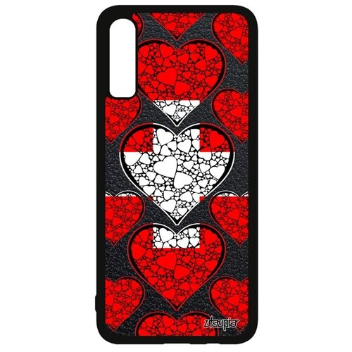 фото Красивый чехол на // galaxy a70 // "флаг швейцарии с сердцем" страна стиль, utaupia, цветной