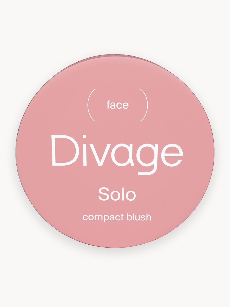 Divage Румяна для лица компактные Solo Compact Blush Тон 07 orchid натуральный розовый