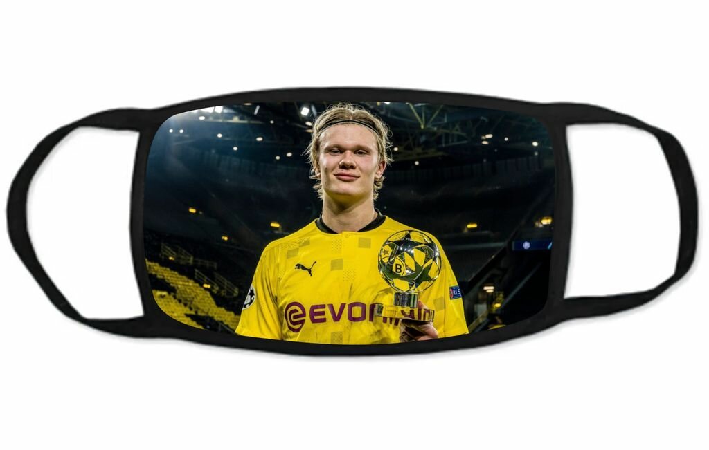 Маска на лицо Эрлинг Холанн Erling Haaland №6