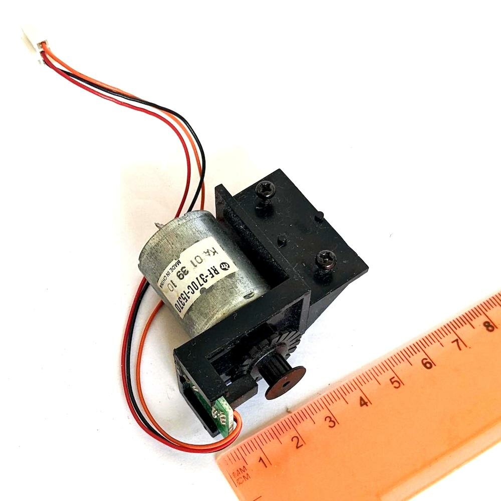 Двигатель 5V 8Ohm RF-370C-15370 d24mm h30 H40 с оптическим датчиком