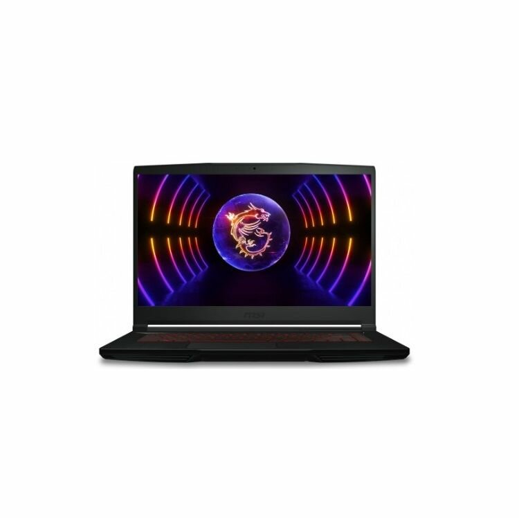 Ноутбук игровой MSI GF63 Thin 12UC-800XRU, 15.6", IPS, Intel Core i7 12650H 2.3ГГц, 10-ядерный, 16ГБ DDR5, 512ГБ SSD, NVIDIA GeForce RTX 3050 для ноутбуков - 4 ГБ, Free DOS, черный [9s7-16r821-800]