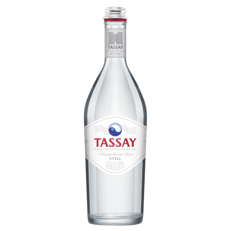 Вода TASSAY негазированная стекло 0,75 6шт/уп