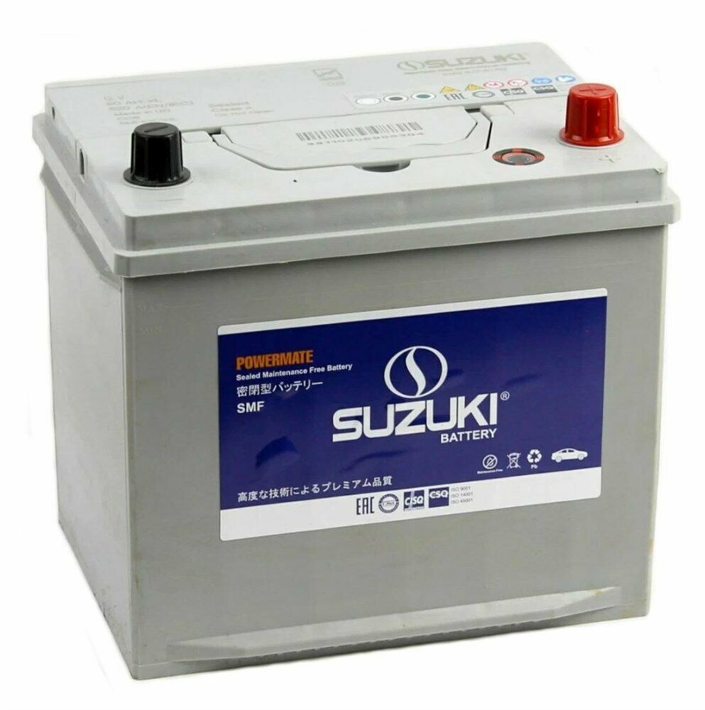 Аккумулятор SUZUKI 90D26L ASIA 75 Ач 660А О/П SMF90D26L