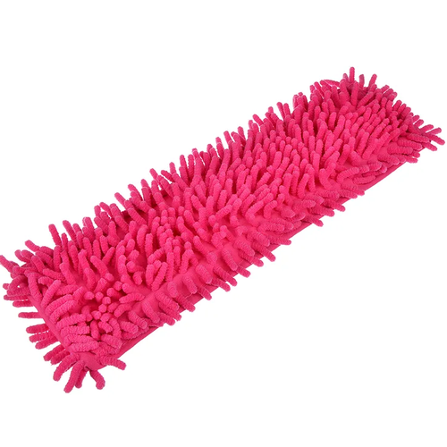 Насадка для швабры плоский МОП 40х10, из микрофибры (лапша) Малиновый