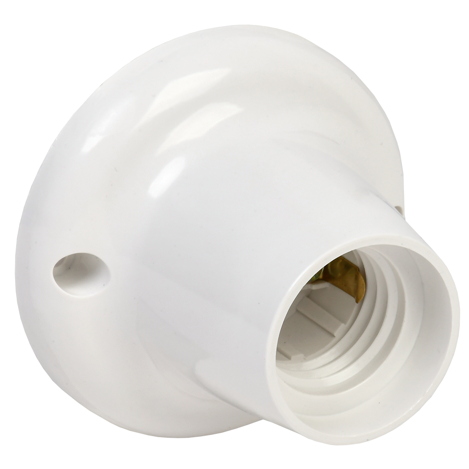 Патрон потолочный Ппл27-04-К21 Е27 пластик белый, IEK EPP12-04-01-K01 (50 шт.)