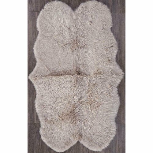 Ковер Sheepskin 95x190 - темно бежевый - Прямоугольник - коллекция Овчина Sheepskin 0.95x1.90