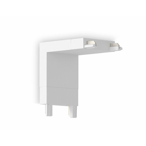 Коннектор угловой внутренний для накладного шинопровода Magnetic Ultra Slim Ambrella Track System GV1103, Белый