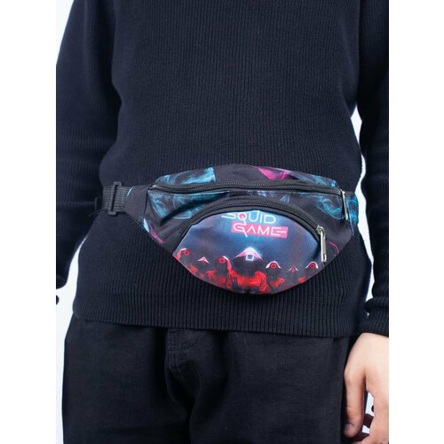 фото Сумка поясная , розовый, белый bagplusgood