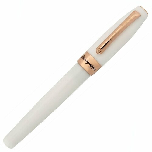 ручка роллер montegrappa fortuna white ruthenium артикул fort wr rb Ручка-роллер Montegrappa Fortuna White Rose Gold. Артикул FORT-WG-RB