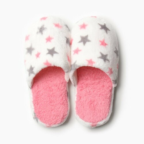 фото Тапочки lovelife, размер 36/37, розовый, белый