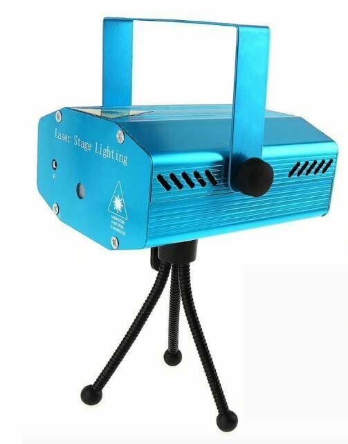 Лазерный проектор Mini узоры T9 (звезды лучи крестики)