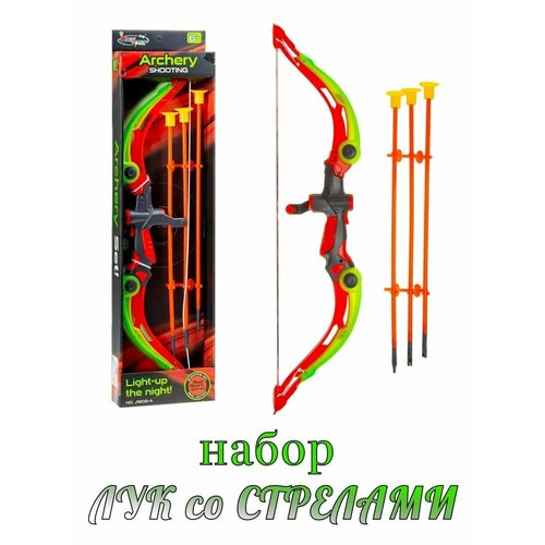 Лук светящийся и стрелы прицел для лука topoint archery tr1003