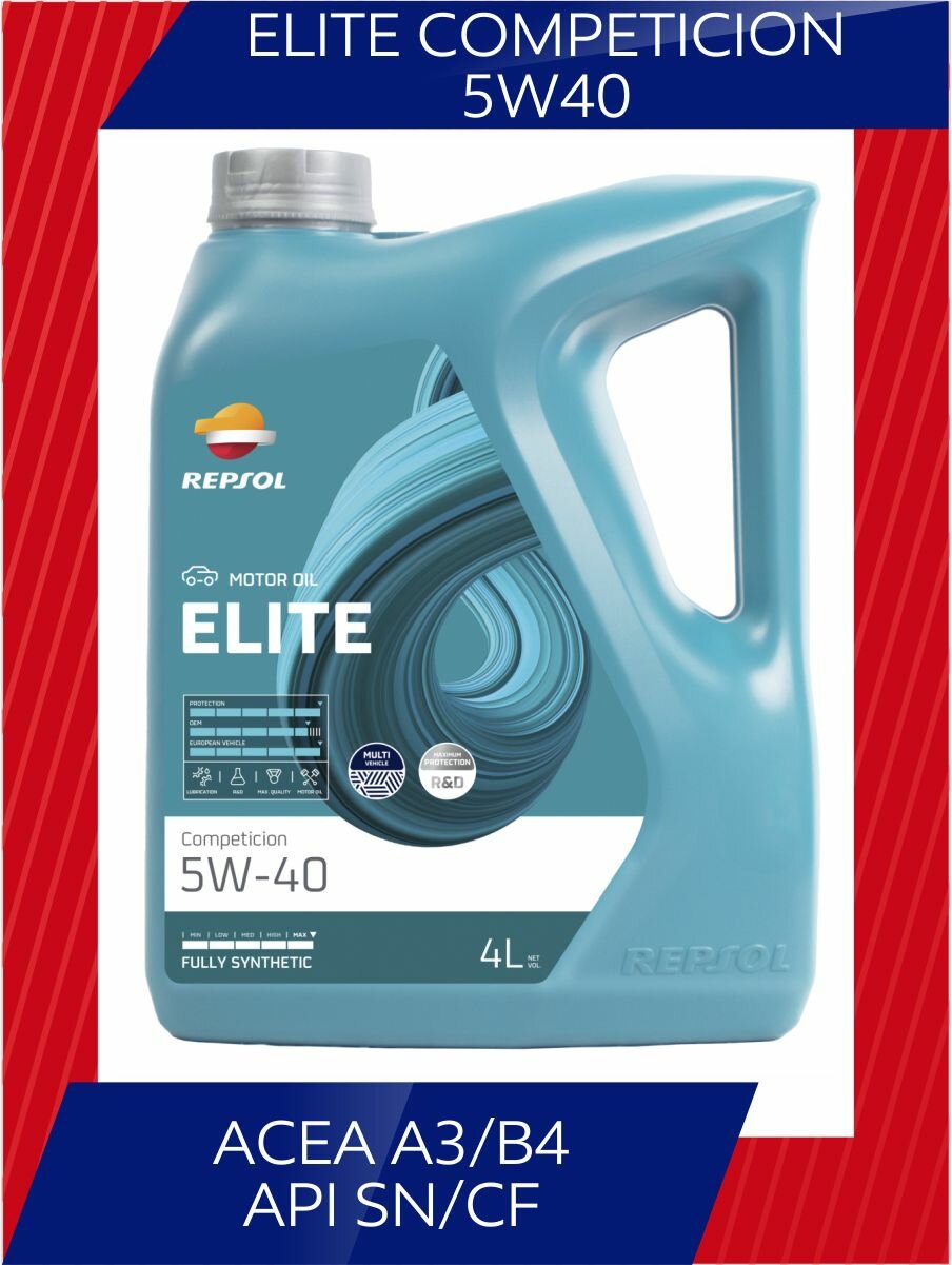 Синтетическое моторное масло Elite Competicion 5W40