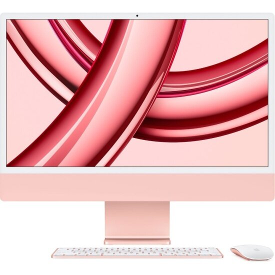 Моноблок Apple iMac 24" Retina 4.5K/2023/8-core M3 chip 8-core GPU/8GB/256GB SSD Pink