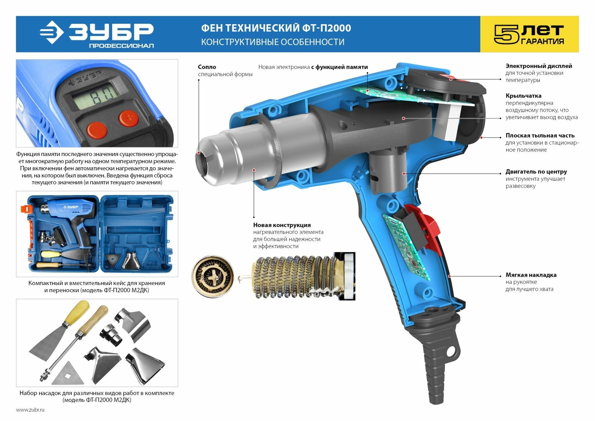 Технический технический фен ЗУБР - фото №10