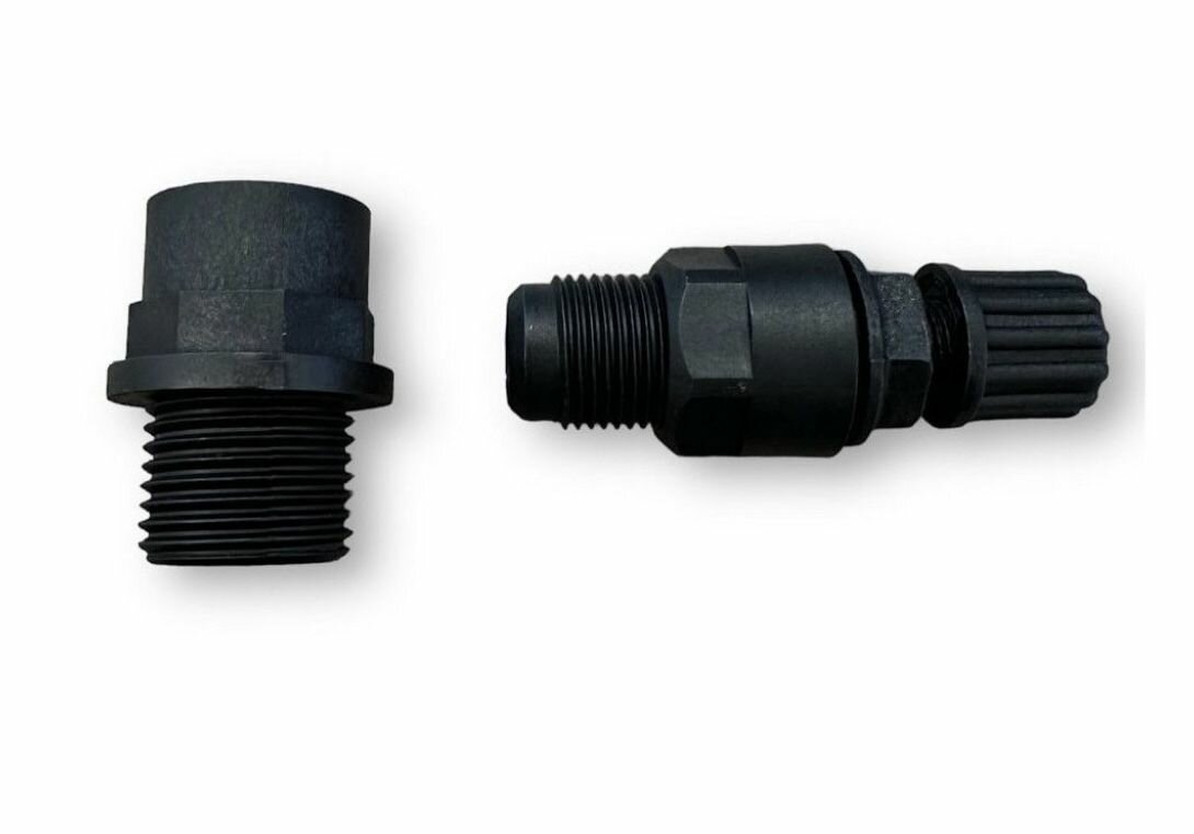 Клапан полипропиленовый обратный подачи LABBRO FPM 3/8" Seko 9900071016 с переходником 0012601401/9900106499 , для перистальтических насосов