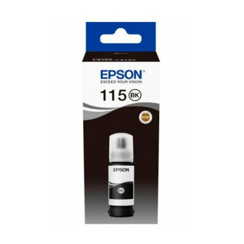 Картридж струйный Epson 115BK / C13T07C14A черный 70 стр. для Epson (C13T07C14A) картридж epson c13t614800 600 стр черный матовый