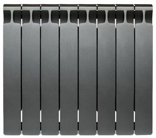 Радиатор Rifar Monolit 500-8 Титан, биметаллический