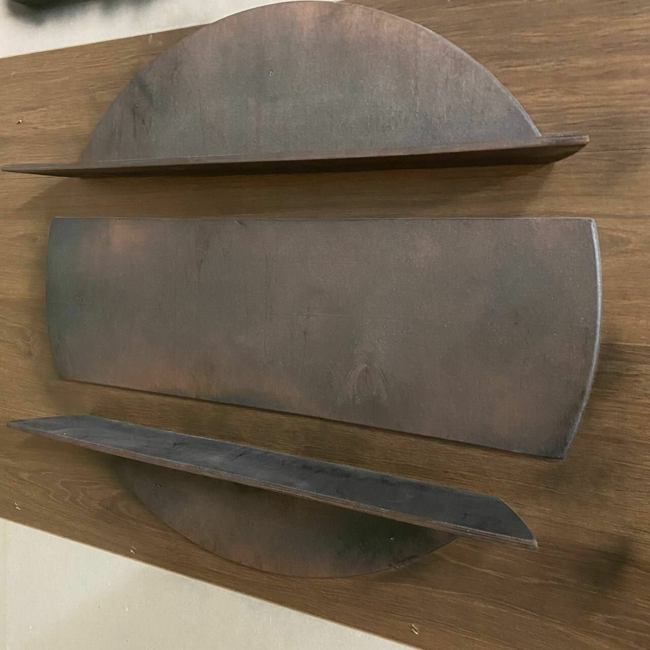 фото Настенная полка Луна, ДxШxВ: 800x100x750 мм