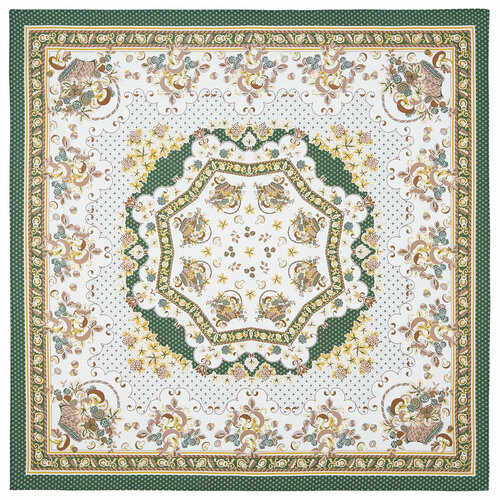 Скатерть хлопок Павловопосадские платки 788 Лесные подарки вид 2 144х144 см 4380₽