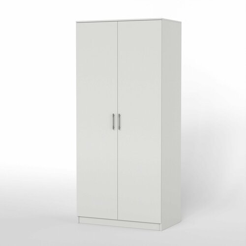 Шкаф распашной, Двухдверный ГАРМОНИЯ-3, Ш.80 x В.220 x Г.47см, Цвет шкафа: Белый