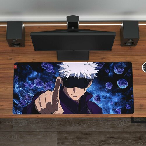 Коврик для мыши DigitalRazor X Symero Satoru Gojo blue 90х40х4 2390₽