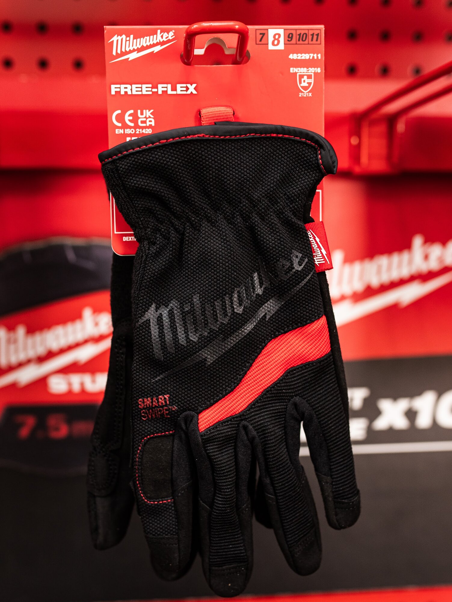 Мягкие перчатки 8/M Milwaukee-Усиленный шов большого пальца-48229711