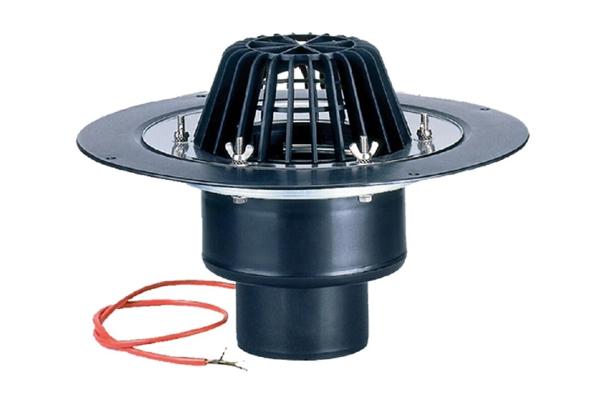 HL Кровельная воронка с электроподогревом, DN110 HL 62.1/1